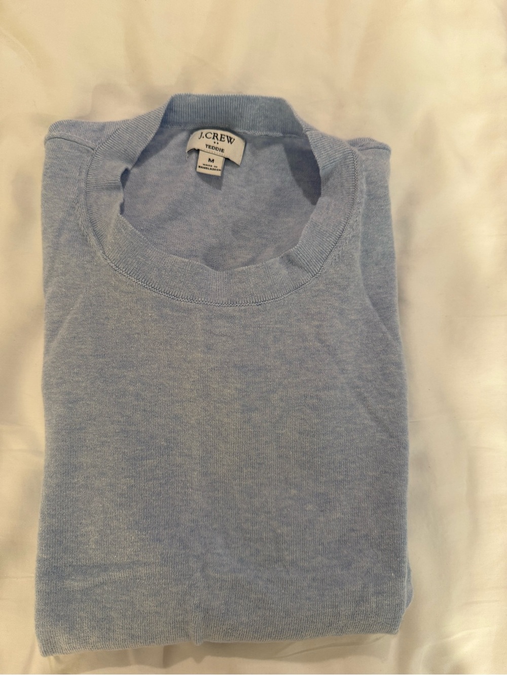 J. Crew Light Blue Crewneck Sweater